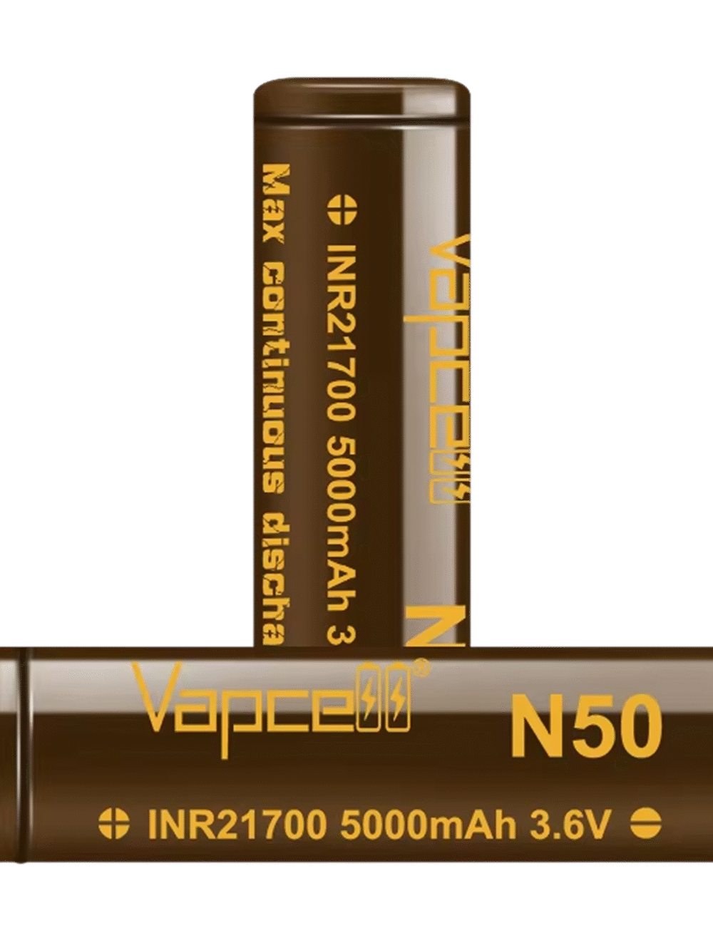 Vapcell N50 5000mAh 21700 Battery